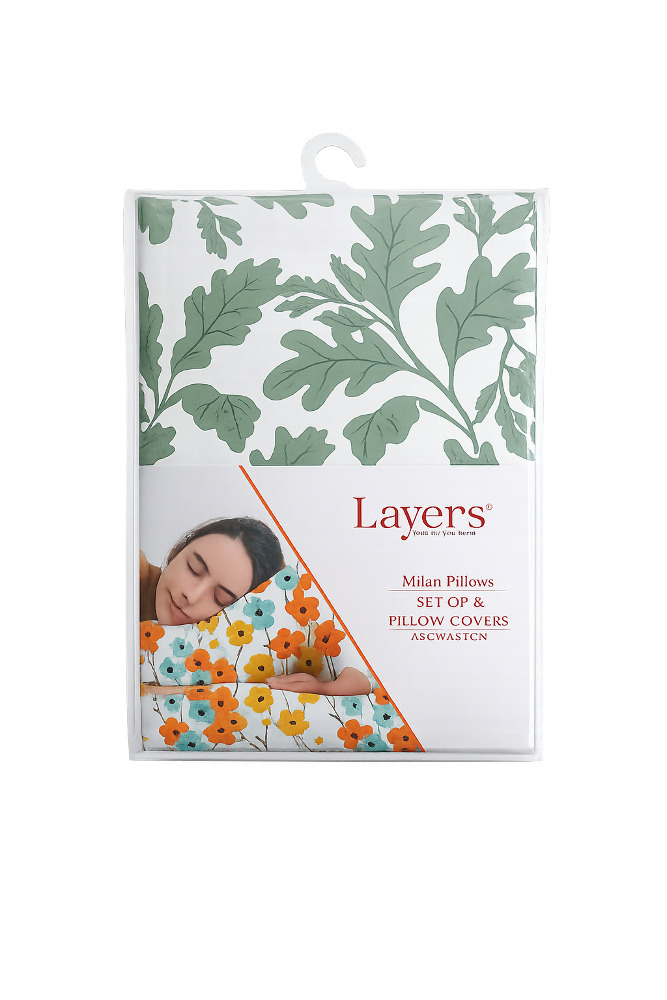 Layers Milan Pillow Covers Set Of 2 43CM*69CM