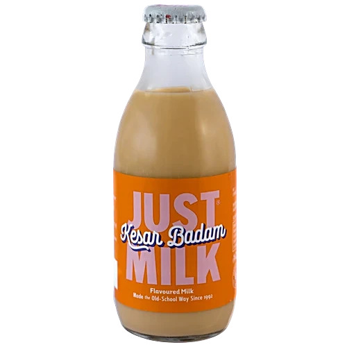 Just Milk Kesar Badam Flavoured Milk 180ml