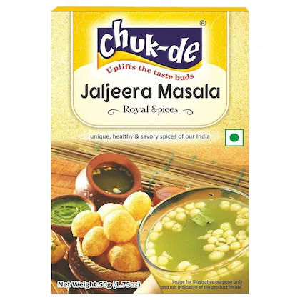 BULK DEAL - Chukde Spices Jal Jeera Masala, 50 gm (pack of 10)