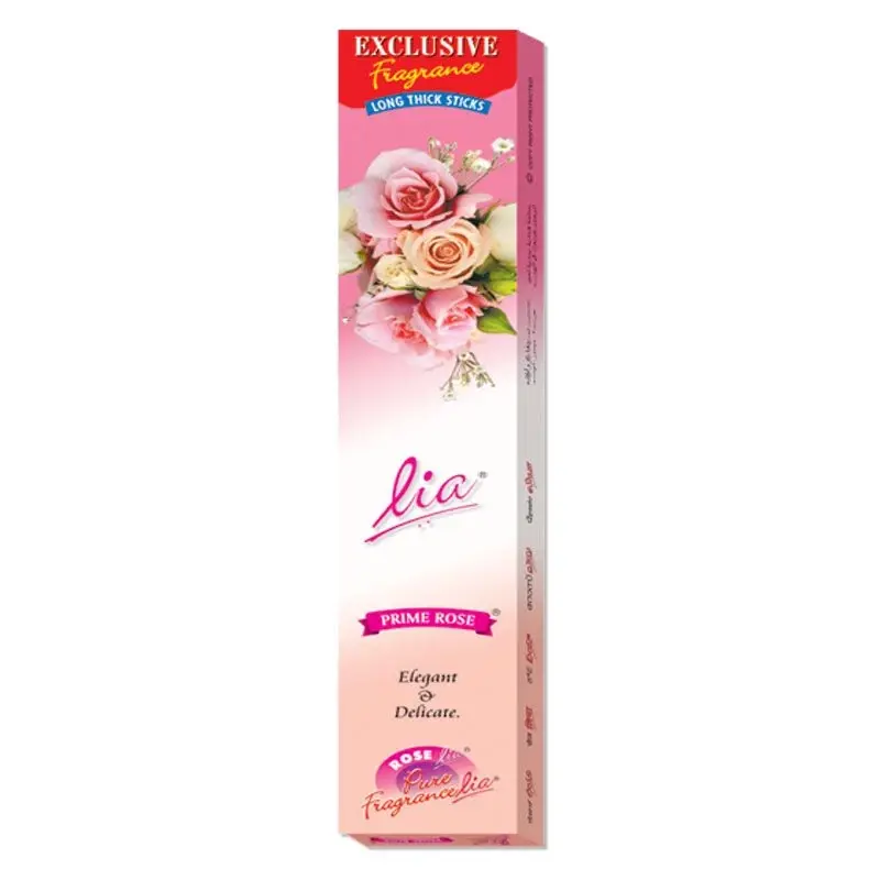 Lia Cycle Prime Rose Incense Stick/Agarbatti - Provides Long-Lasting Fragrance, 90 gm