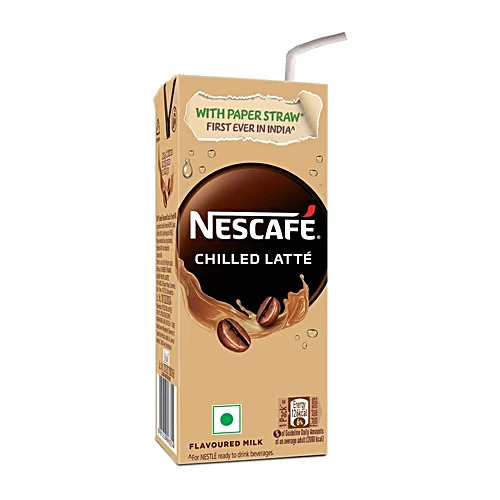 Nescafe Chilled Latte Flavoured Milk, 180 ml Tetra Pack