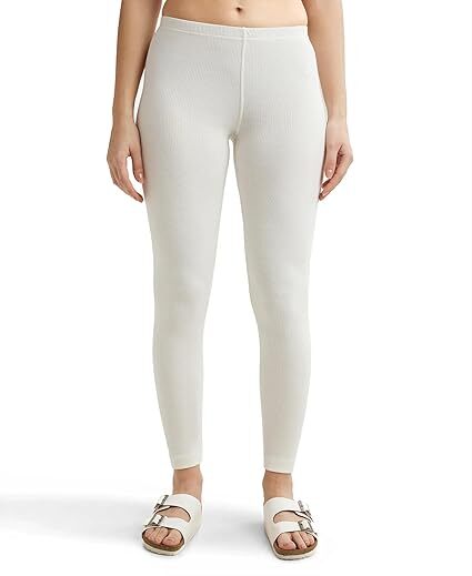 Jockey Woman Thermals Leggings 2520-01 Off White