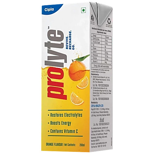Prolyt Electroshot Drink Orange Delight, 200Ml