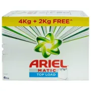 Ariel Matic Top Load Detergent Powder 4 kg (Get Extra 2 kg Free)