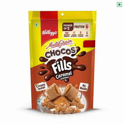 Kellogg's Multigrain Chocos fills Caramel Flavour 150GM