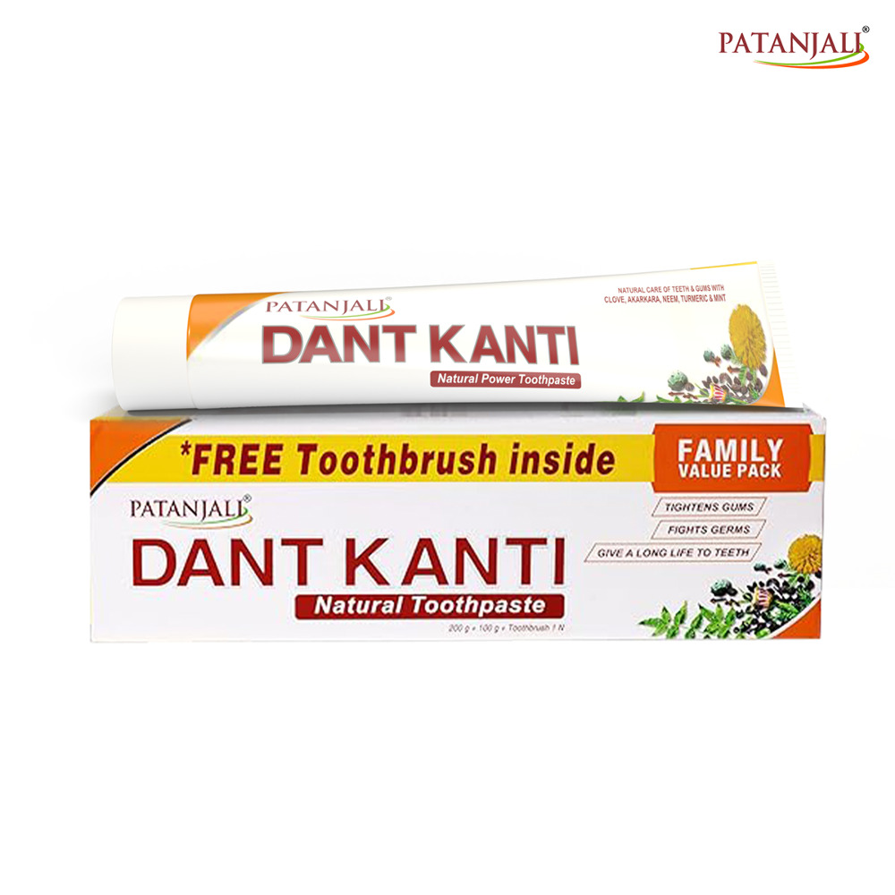 Patanjali Dant Kanti natural toothpaste 600g