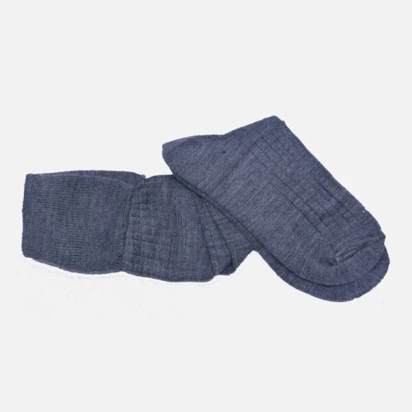 DAV LB Grey Woolen Long Leg Socks
