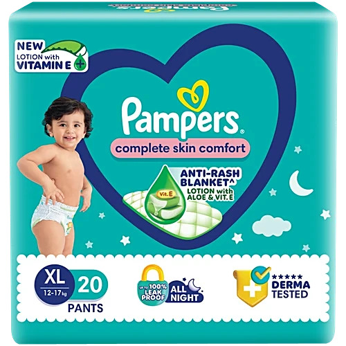 Pampers Complete Skin Comfort Anti-Rash Blanket Pants