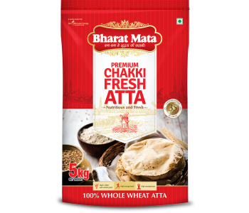 BHARAT MATA PREMIUM CHAKKI FRESH ATTA 5KG