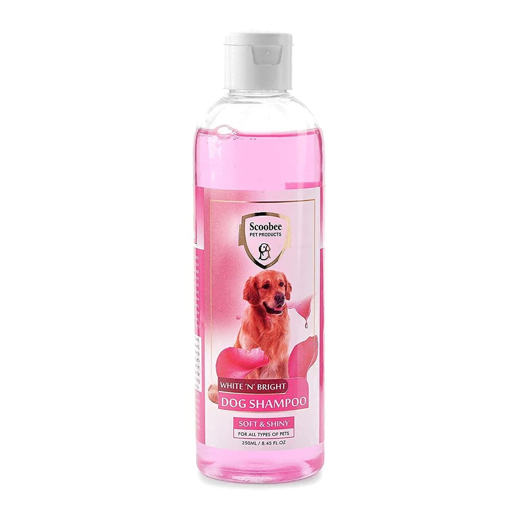 D&C Paws Scoobee White N Bright Dogs Shampoo Soft and Shiny, 1000 Ml
