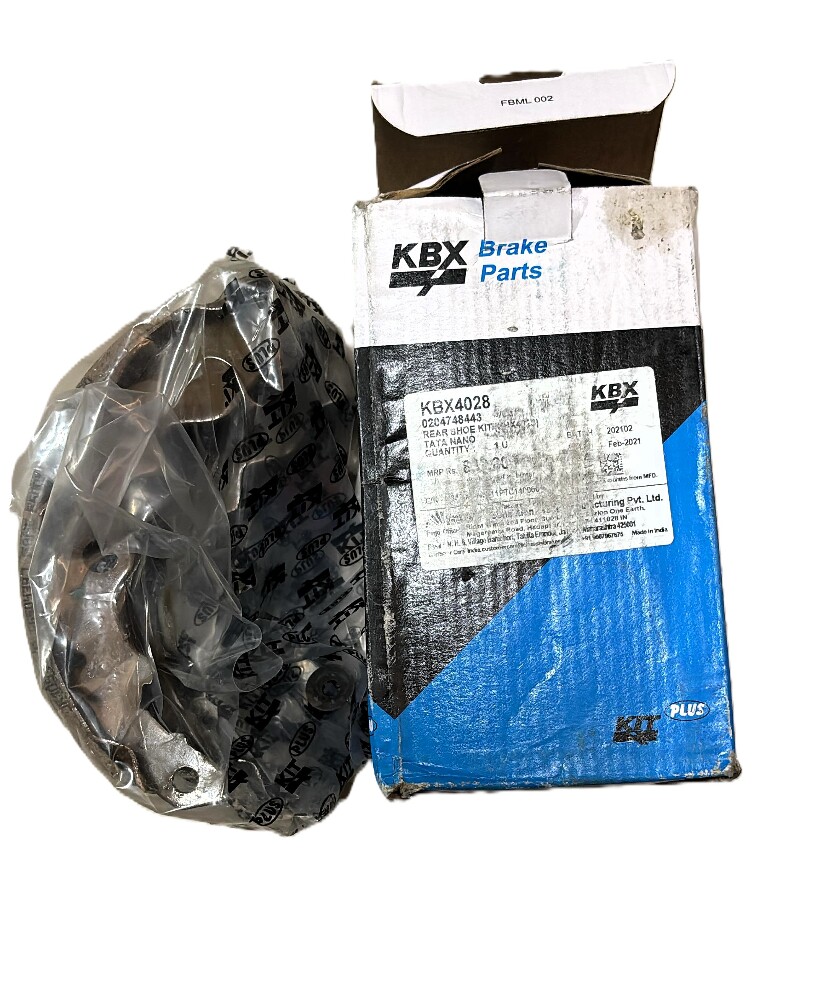 Rear Brake Shoe Kit for Tata Nano -KBX4028