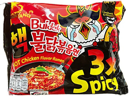 Samyang Buldak Hot Chicken Flavor Ramen 3x Spicy Noodle 140g
