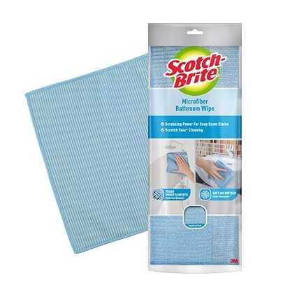 Scotch Brite Microfiber Bathroom Wipe 1N
