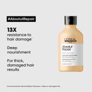 L'Oreal Professionnel Absolut Repair Shampoo For Dry and Damaged Hair (300ml)