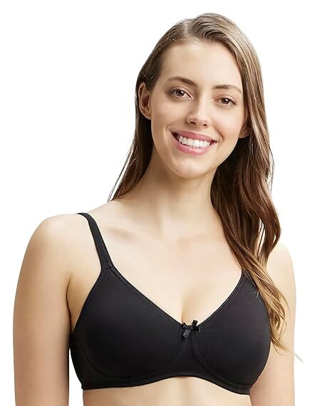 Jockey Women Essence Wire-Free Shaper Bra Stretch Black (Size 32C) 1Pc