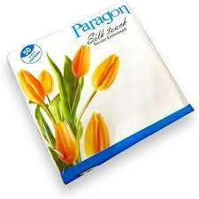 Paragon Silk Touch Border Touch Embossed 50 Napkins