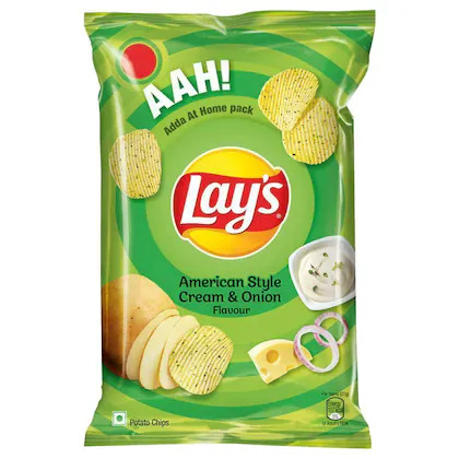 Lays American Style Cream & Onion Chips 67g