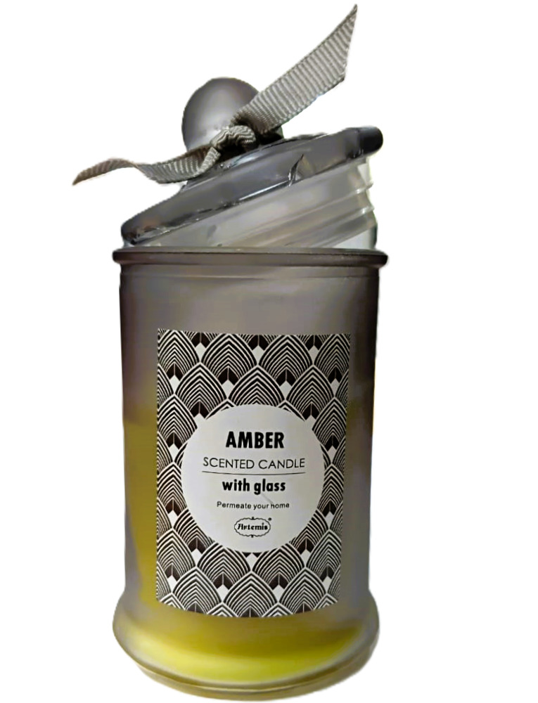 Mix Flavour Sented Candle With Glass Can Small