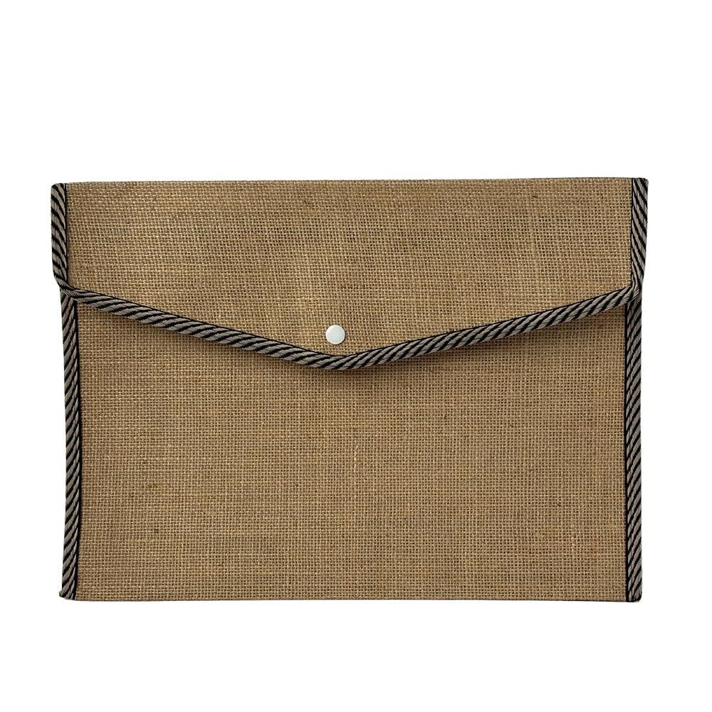 Trio Jute Bag Folder Cover