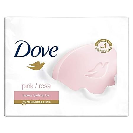 Dove Pink Rosa Beauty Bar, 100 g with Pack of 4