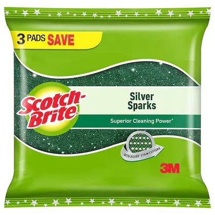 Scotch Brite Silver Sparks 3M