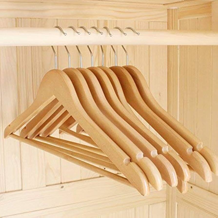 Wooden Hanger 6-PC-Set