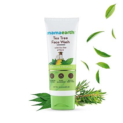 Mamaearth Tea Tree Face wash for Acne and Pimples 100ml