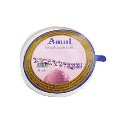 Amul Real Milk Ice Cream Strawberry 55ML
