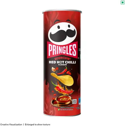 Pringles Scorchin Red Hot Chilli Flavour 102GM