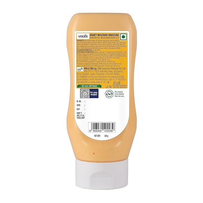 VEEBA Honey Mustard Dressing, 300 g