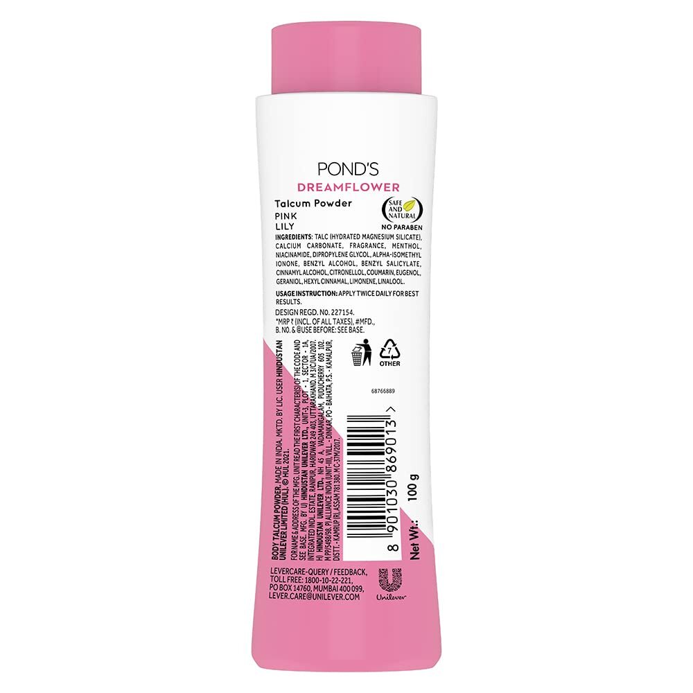Ponds Dreamflower Fragrant Talc, 100 g
