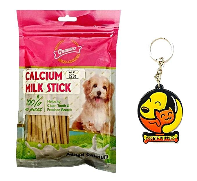 Gnawlers Calcium Milk Sticks, 270g