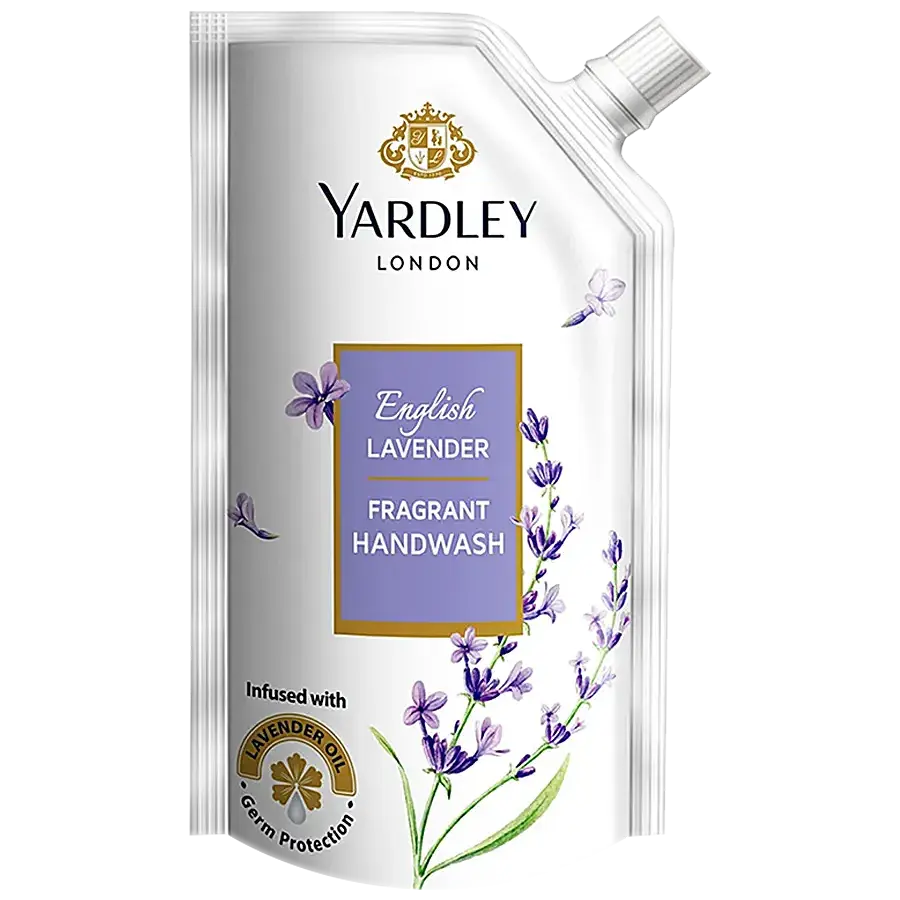 Yardley London English Lavender Fragrant Handwash Refill Pack, 750 ml Pouch