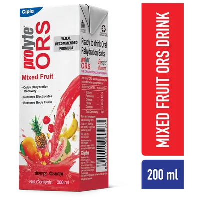 Prolyt ORS Mixed Fruit Flavour, 200Ml