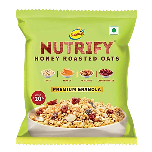 Sundrop Nutrify Honey Roasted Oats Premium Granola 40gm