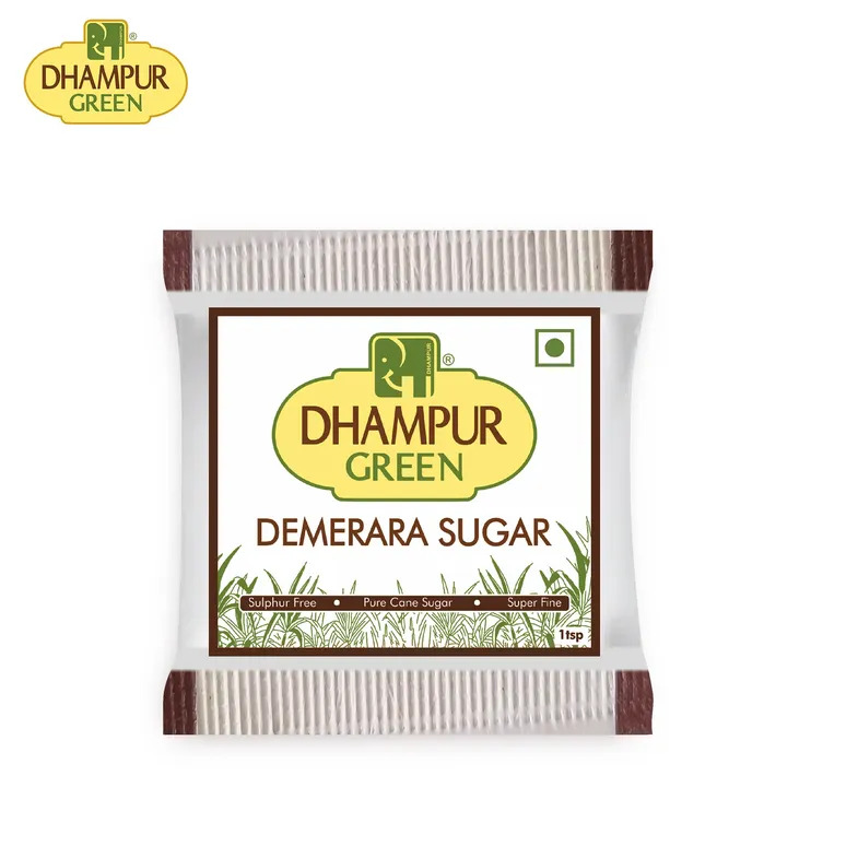 Dhampur Green Demerara Sugar Sachets 1kg