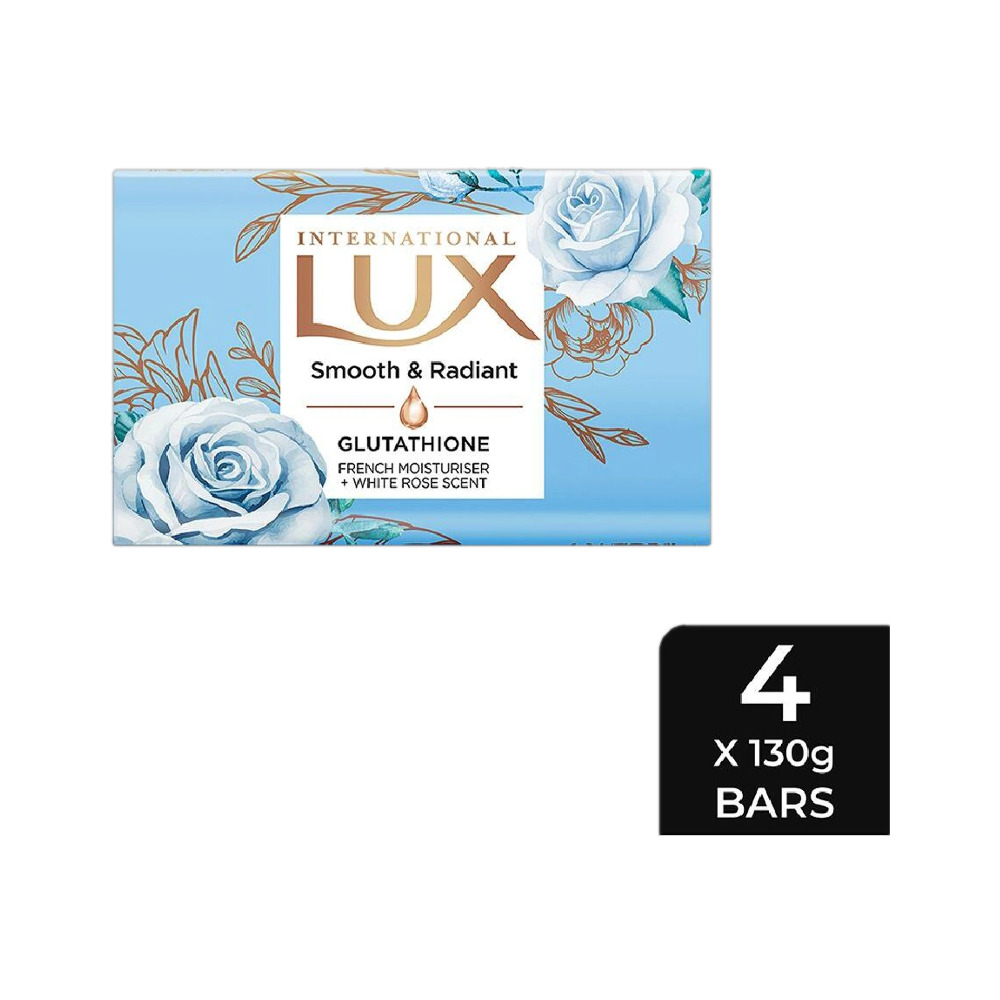 Lux Smooth & Radiant Glutathione French Moisturiser 4 unit Each 130gm