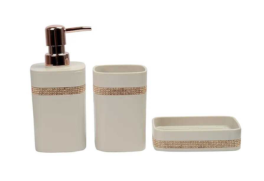 Soap Dispenser Bathroom And Home 3-PC-Set