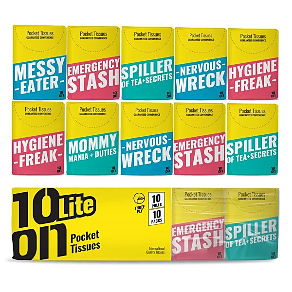 International Quality Pocket Tissues Pack Of 10