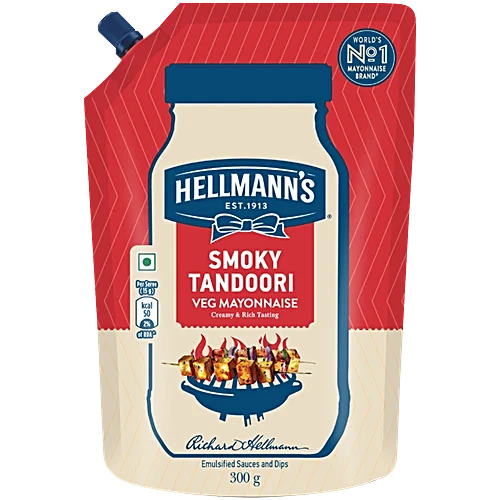 Hellmanns Smoky Tandoori Veg Mayonnaise 300g