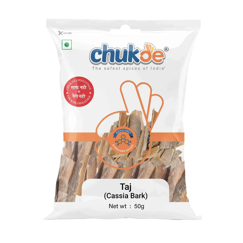 BULK DEAl - Chukde Spices Cassia Bark, 50 gm (Pack of 10 )