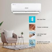 Voltas 1.5 Ton 3 Star, Inverter Split AC(Copper, 5-in-1 Adjustable Mode, Anti-dust Filter, 2023 Model, 183V Vertis Emerald, White)