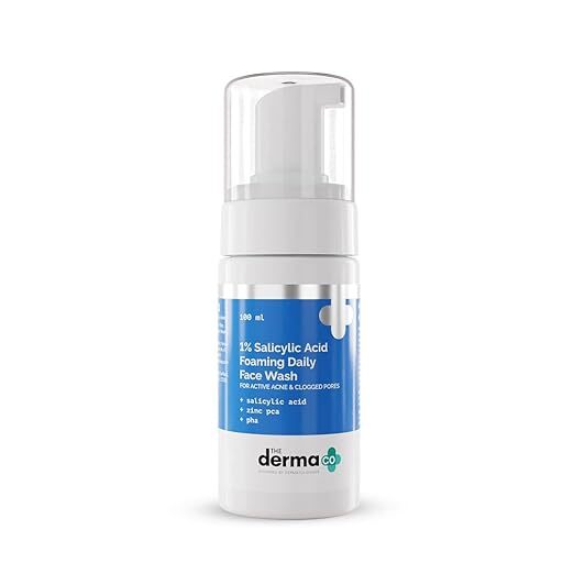 Derma 1% Salicylic Acid Foaming Daily Face Wash 100ml