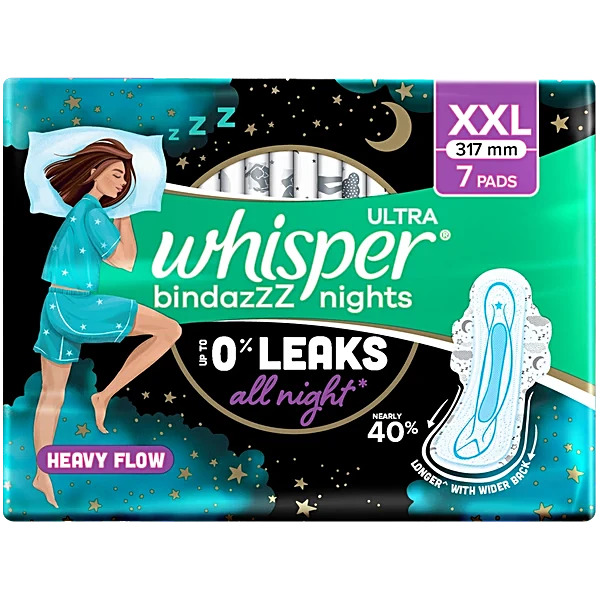 Whisper Ultra Bindazzz Nights XXL 7 pads