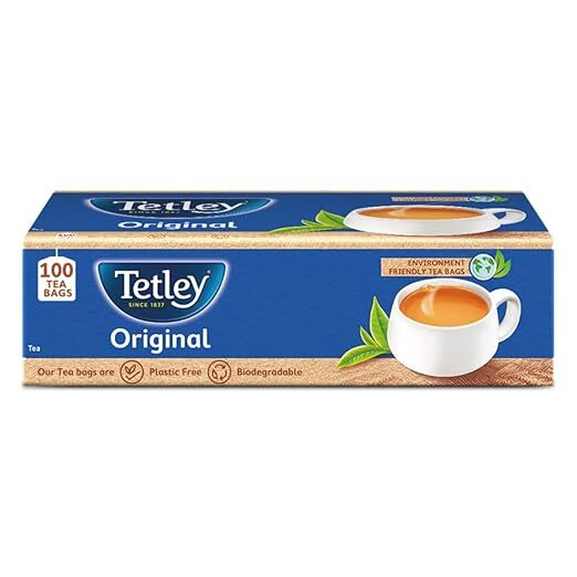 Tetley since 1837 original 100 tea