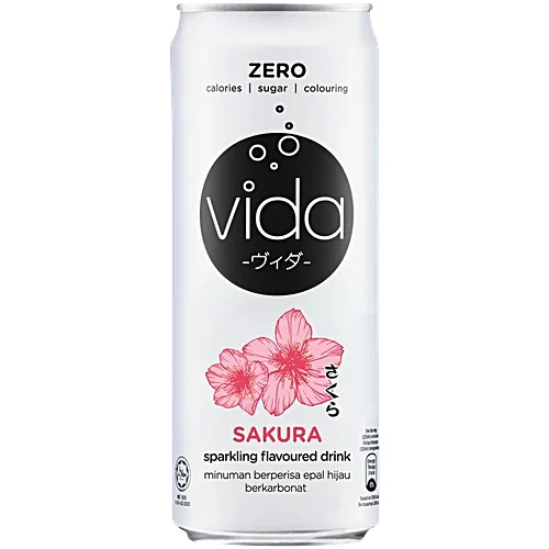 Vida Sakura Sparkling Flavoured Drink 325ml