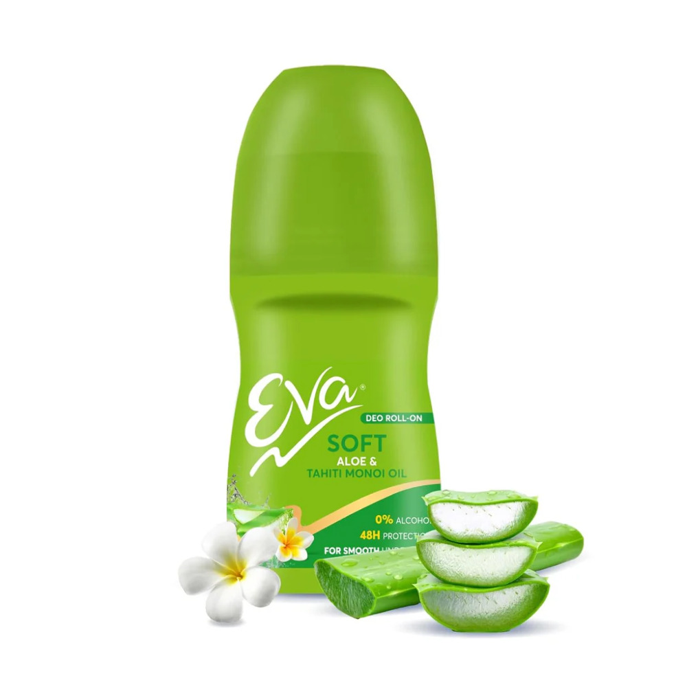 EVA Soft Aloe & tahiti Monal oil 25ml Deo Roll-ON