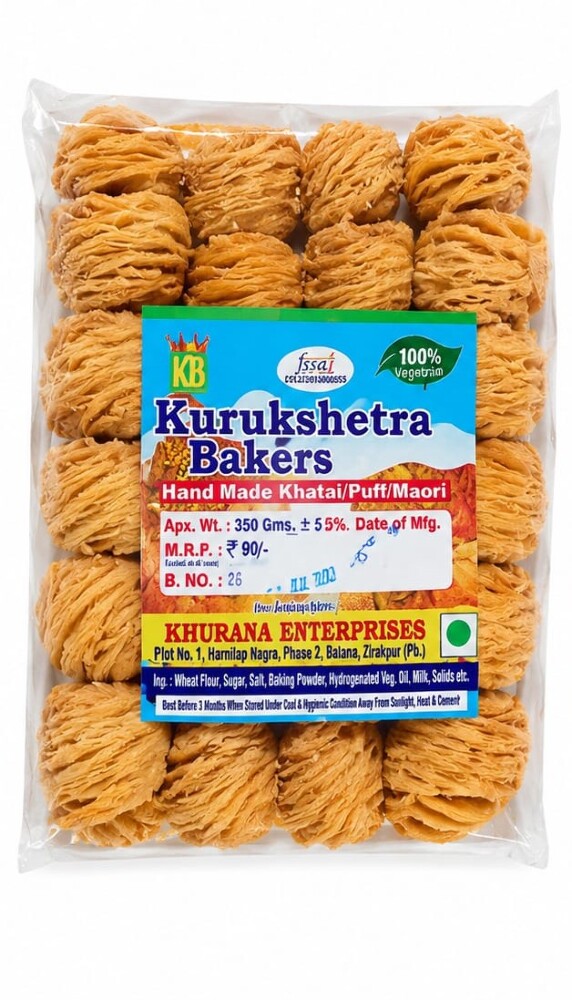 Kurukshetra Bakers 100% veg Handmade Marori 350gm