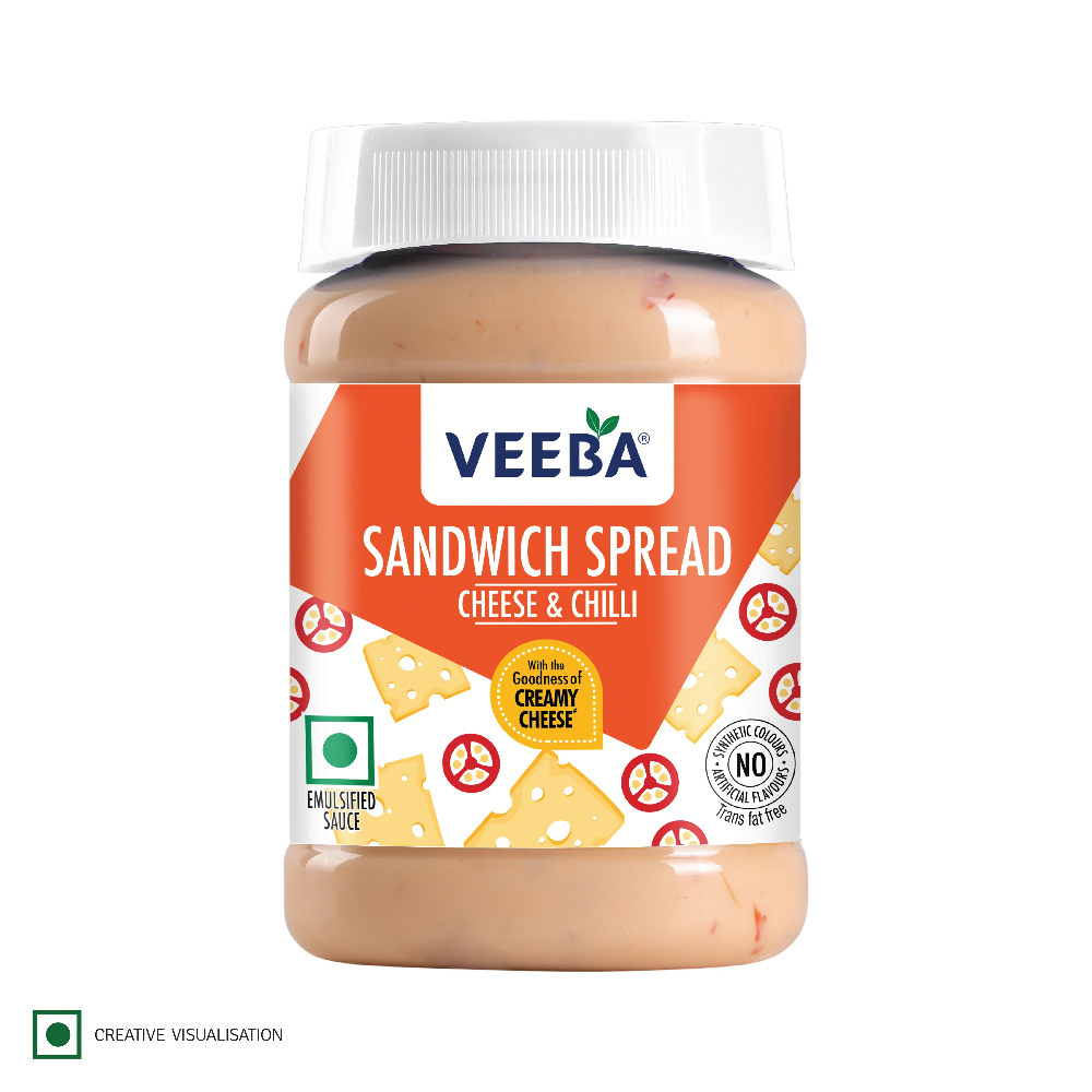 Veeba Sandwich Spread Cheese & Chilli 250g