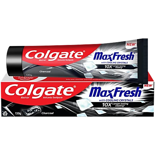 Colgate Max Fresh with Cooling Crystals Charcoal 130g toothpaste: